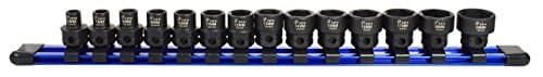 Image of Astro Tools 78314 14-Piece 3/8" Drive Low Profile Nano Impact Sockets - Metric