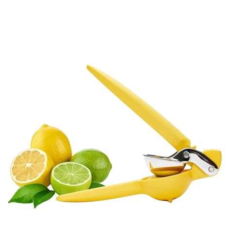 Image of Chef'n PalmZester Palm-Sized Lemon Zester, Handheld Citrus Grater and Presser, Dishwasher Safe, 9 x 7.5 x 4cm, Green