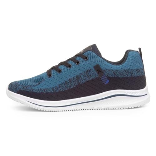Image of Osaga Neptune Mens Blue Lace Up Trainer - Size 7 UK - Blue