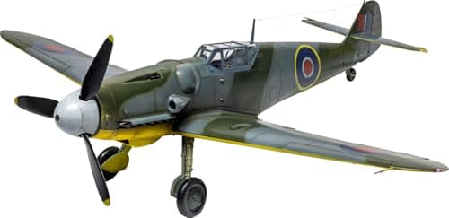 Image of AIRFIX - A17003 Messerschmitt Bf109G-5/6 Plastic Model Plane Kits for Adults and Children 8 plus, Set Includes Sprues and Decals - 1:72 Scale Model Aircraft