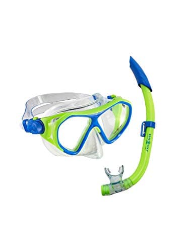 Image of Aqua Lung Sport Combo Urchin JR S Bright Green Light Blue