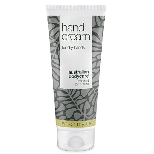 Image of Australian Bodycare Hand Cream for very dry hands | Lemon Myrtle | Hand cream for Men & Women with cracked hands | Vegan Hand Cream | 100ml