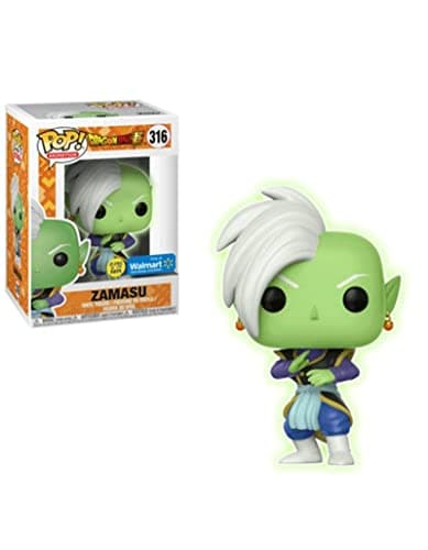 Image of Funko , Multicolor,FK26634 Dragon Ball Super POP! Animation Vinyl Figure Zamasu (Glow) 9 cm