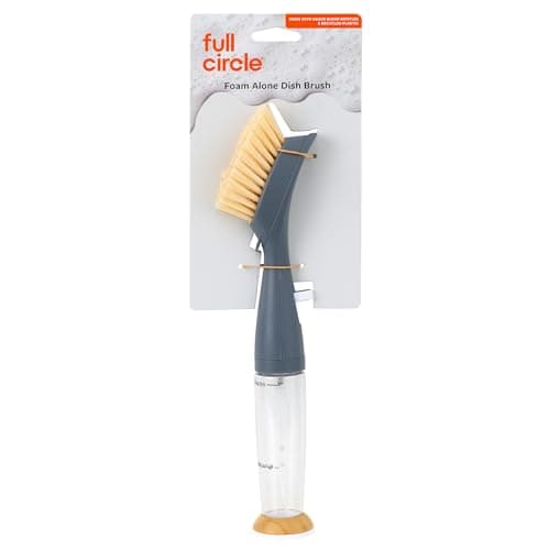 Image of Full Circle FOMO Foam Soap Dispenser Brush, 1 EA, Grey