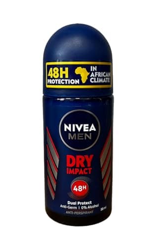 Image of Nivea for Men Dry Impact anti-perspirant Roll-on 50ml x 3