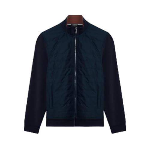 Image of Ted Baker Mens LS Quilted Jacket Navy L