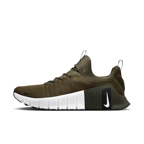 Image of Nike Men's Free Metcon 6 Workout Shoes, Medium Olive/Black/Cargo Khaki, 7
