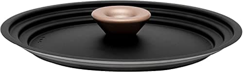 Image of Meyer Accent Universal Pan Lid Medium 20cm/22cm/24cm - Stainless Steel Pot Lid with Stay Cool Handle, Durable & Stackable Dishwasher Safe Cookware