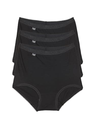 Image of Sloggi Women's Basic+ Maxi Brief, Black, 22 UK