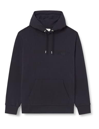 Image of GANT Men's Reg Tonal Shield Hoodie, black, L