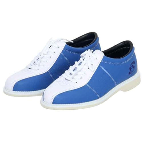 Image of VEACAM Bowling Shoes for Mens Women, Bowls Fitness Trainers Fashion Comfortable Sneakers for Left or Right-Handed Beginner,White,9 UK