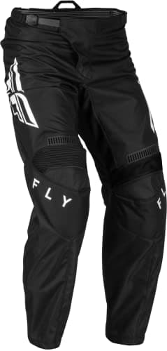 Image of Fly Racing 2023 Adult F-16 Pants (Black/White, 32)
