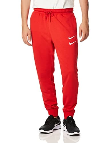 Image of Nike NSW Swoosh Pant ft Sport Trousers - University Red/(White), M