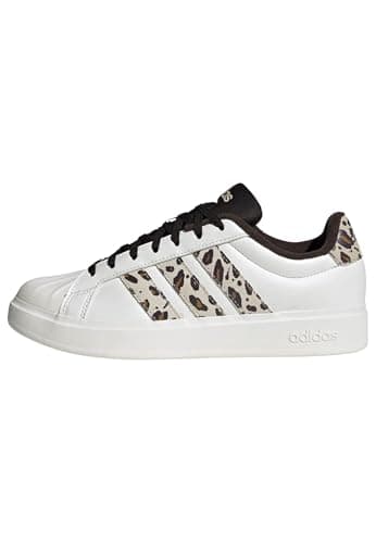 Image of adidas Womens Streettalk Lace Up Sneakers Shoes Casual - White, White, 8