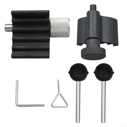 Image of Hasaller 6 Piece Timing Belt Tool Set Camshaft Adjustment Kit for VAG Engine 1.4 1.6 1.9 2.0 SDI Carbon Steel Black Automotive Repair Maintenance Tools