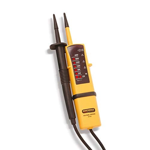 Image of Martindale VT12 Two Pole Voltage and Continuity Tester, Yellow