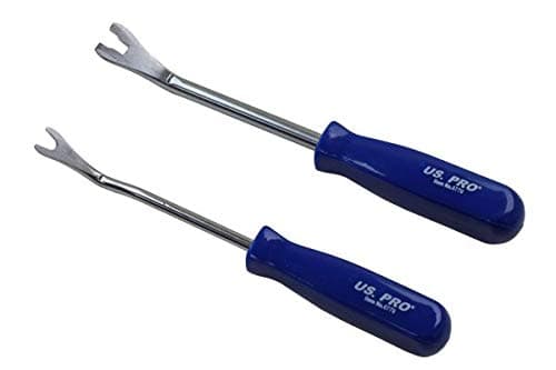 Image of US PRO 2pc Car Door Trim Remover & Interior Trim Clip Popper 6779, Blue