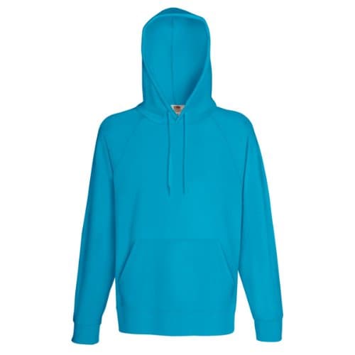 Image of Fruit of the Loom Men's Hooded Sweatshirt, Matte, Azure Blue, S
