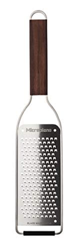 Image of Microplane Kitchen Grater Coarse for Cheese, Carrot, Ginger, Coconut, Nuts and Horseradish with Stainless Steel Blades - Made in USA