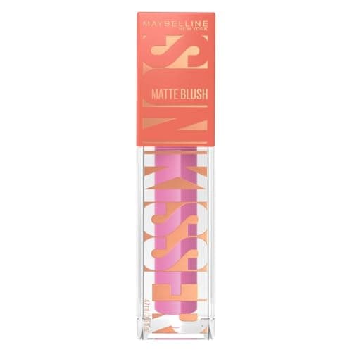 Image of Maybelline New York, Sunkisser, Hazy Matte Blush, Cheek Colour, Ultra-Blendable, Lightweight, Melt-to-Skin Formula, (Shade: Lilac Clouds)
