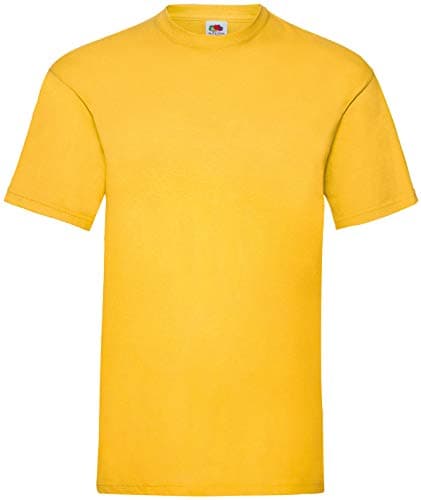Image of Fruit of the Loom Mens Valueweight Short Sleeve T-Shirt Sunflower M