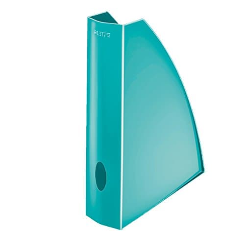 Image of Leitz Magazine File, A4, WOW Range, Metallic Ice Blue