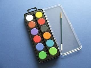 Image of Major Brushes 12-Disc Watercolour Set with Brush - Pack of 2