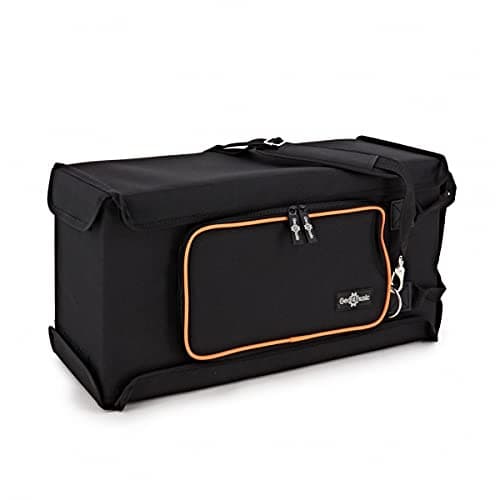 Image of gear4music 3U Shallow Rack Bag Case 19” Lightweight with Strap