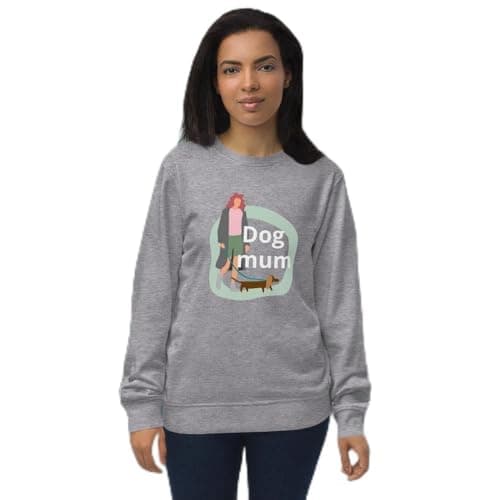 Image of Woman's Organic Sweatshirt Grey Melange