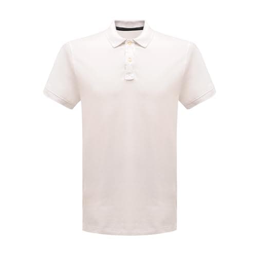 Image of Regatta Professional Mens Classic Polo Shirt, 3 Buttons - Perfect for Work or Casual Wear White