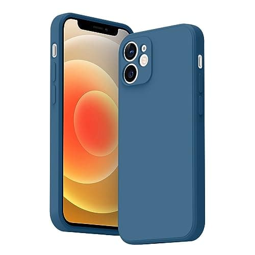 Image of Vancle Case for iPhone 12 mini Phone Case, Camera Protection Ultra Slim Case for iPhone 12 mini 5.4'' Anti-Scratch Shockproof Bumper Cover (Navy blue)