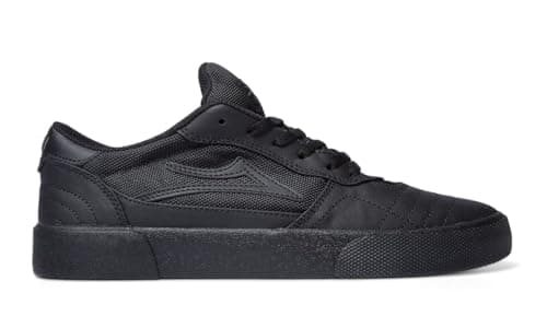 Image of Lakai Men's Cambridge Skate Shoes - Performance Skateboarding Shoes, Black Canvas, 8 UK