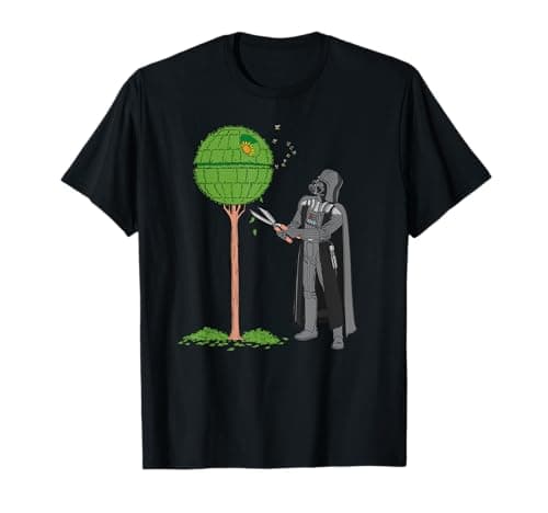 Image of Star Wars Darth Vader Trims the Death Star Tree Meme T-Shirt