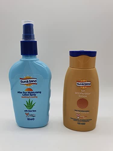 Image of Vegan Cruelty Free After Sun Moisturising Spray 100ml and Tan Accelerator 100ml