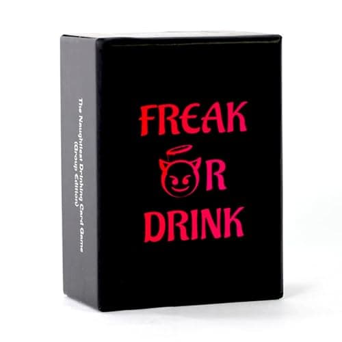 Image of Freak Or Drink Drinking Card Games - The Freakiest Group Adult Drinking Game For You & Friends | Perfect for Parties, Pre Drinks, Uni Students