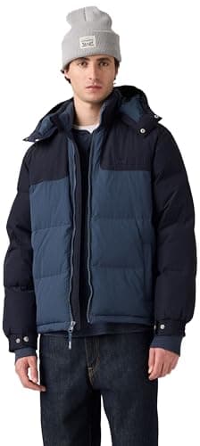 Image of Levi's Rockridge Short Puffer Navy Blazer, Blazer navy, L