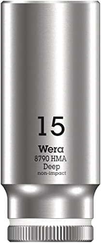 Image of Wera 05004512001 8790 HMA Deep Socket, White, 15.0 mm