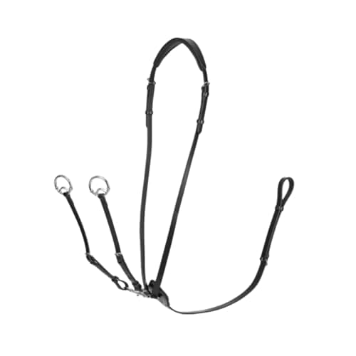 Image of LeMieux Kudos Running Martingale - Black/Silver Full
