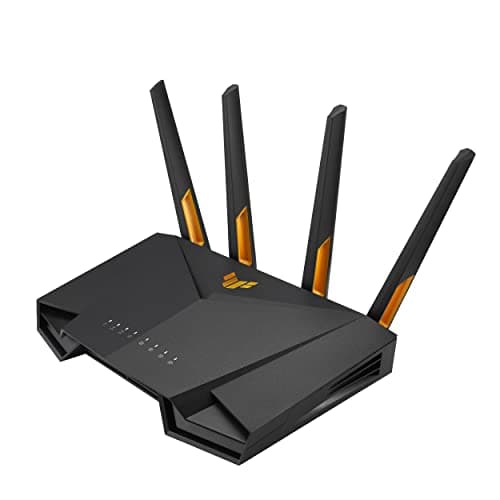 Image of ASUS TUF Gaming AX3000 V2 Dual Band WiFi 6 Router with Mobile Tethering (Replacement of 4G 5G routers)2.5Gbps port, Mobile Game Mode, Free Internet Security, AI Mesh, Gear Accelerator, Adaptive QoS
