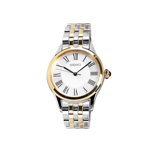 Image of Seiko SUR612P1 Women's Analogue Watch with Stainless Steel Strap