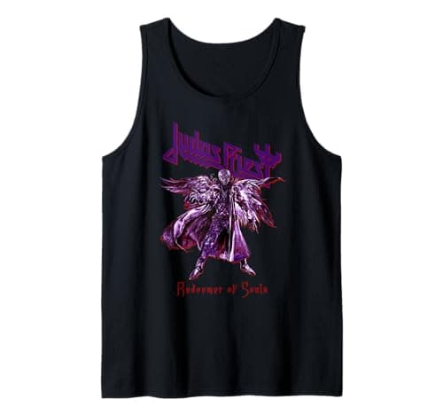 Image of Judas Priest Redeemer Of Souls Tracklist Tank Top