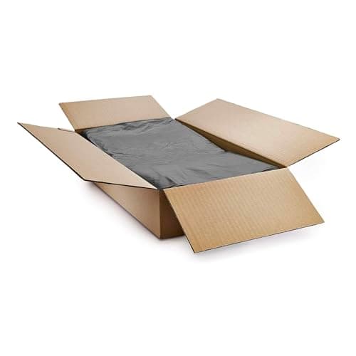 Image of Paclan - Medium Duty Black Refuse Sacks Bin Liners - 176 Litres, 200 Bags, Flush Top, Certified CHSA Rating of 10kg (457 x 1168mm) 100% Recycled