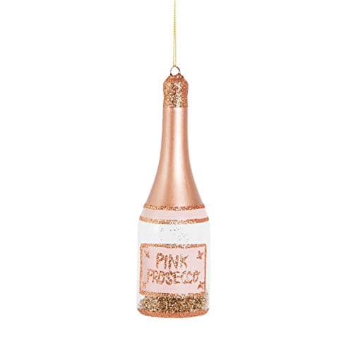 Image of Sass & Belle Lets Celebrate Pink Prosecco Shaped Bauble