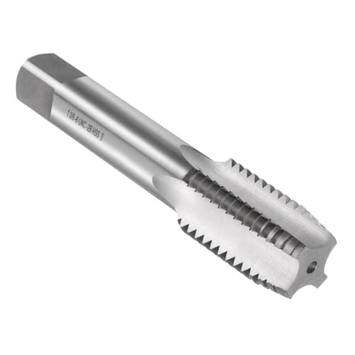 Image of sourcing map Hand Plug Tap 1-3/8"-6 UNC 2B Thread Plug Style Taps Straight Flute Screw Tapping Threading Tool High Speed Steel HSS6542