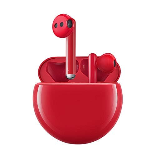 Image of HUAWEI FreeBuds 3 - Wireless Bluetooth Earphone with Intelligent Noise Cancellation (Kirin A1 Chipset, Ultra-Low Latency, Fast Bluetooth Connection, 14 mm Speaker, Quick Wireless Charging), Red