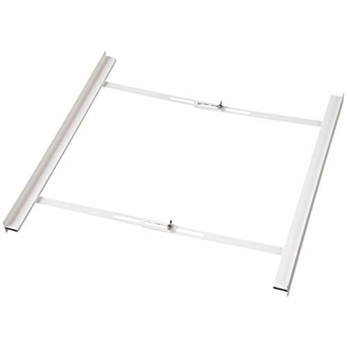 Image of Xavax Assembly Frame, Connector for Washing Machines and Tumble Dryers with Open Front, Universal Fit for All Brands such as Aeg BEKO, Siemens, Bauknecht, Bosch, Miele, 55 x 68 cm with Lashing Strap - White