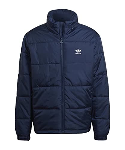 Image of Adidas Men's Blue Quilted Down Jacket, Blue, L