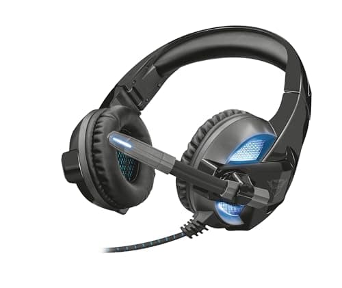 Image of Trust Gaming GXt 410 Rune Gaming Headset for PC and Laptop, Illuminated, Black