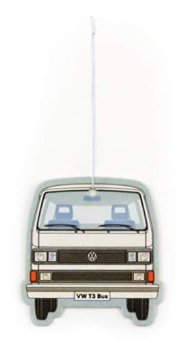Image of BRISA VW Collection - Volkswagen Air Freshener, Room Freshener, Deodorizer for Cars T3 Bus Vanagon Motif (Piña Colada/White)