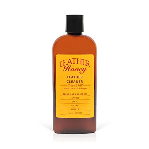 Image of LEATHER Honey Leather Cleaner The Best Leather Cleaner for Vinyl and Leather Apparel, Furniture, Auto Interior, Shoes and Accessories. Does Not Require Dilution. Ready to Use, 227.3ML Bottle